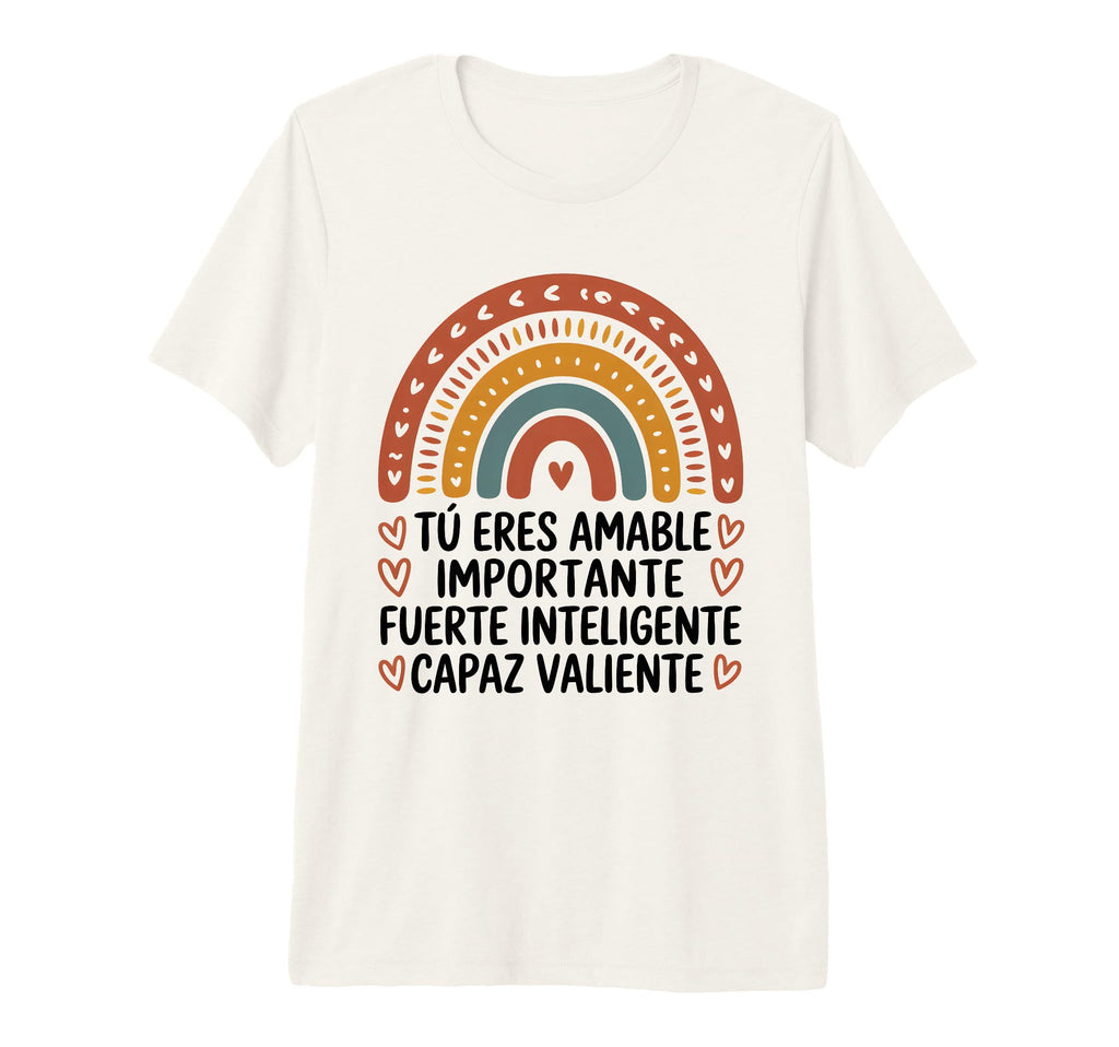 Spanish Positive Words Kind Strong T-Shirt - Casual Everyday Wear Unisex - T-Shirt, Sweatshirt, Hoodie