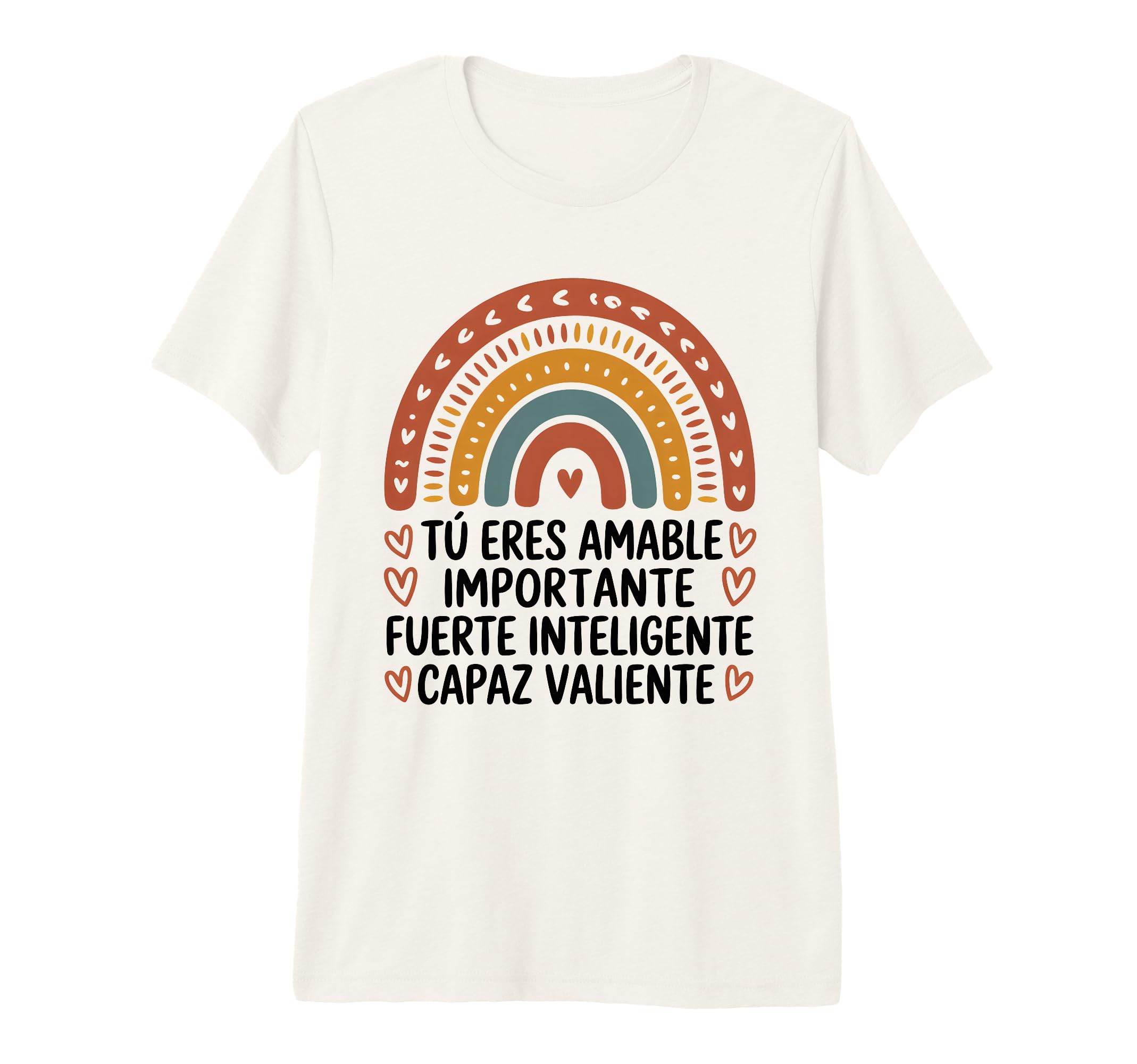 Spanish Positive Words Kind Strong T-Shirt - Casual Everyday Wear Unisex - T-Shirt, Sweatshirt, Hoodie