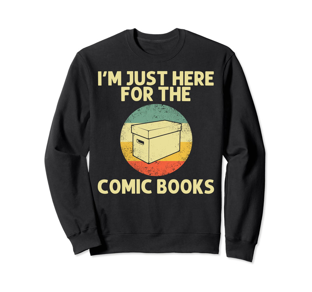 Comic Book Comic Book Lovers Books Sweatshirt - Trendy Graphic for Adults - T-Shirt, Sweatshirt, Hoodie