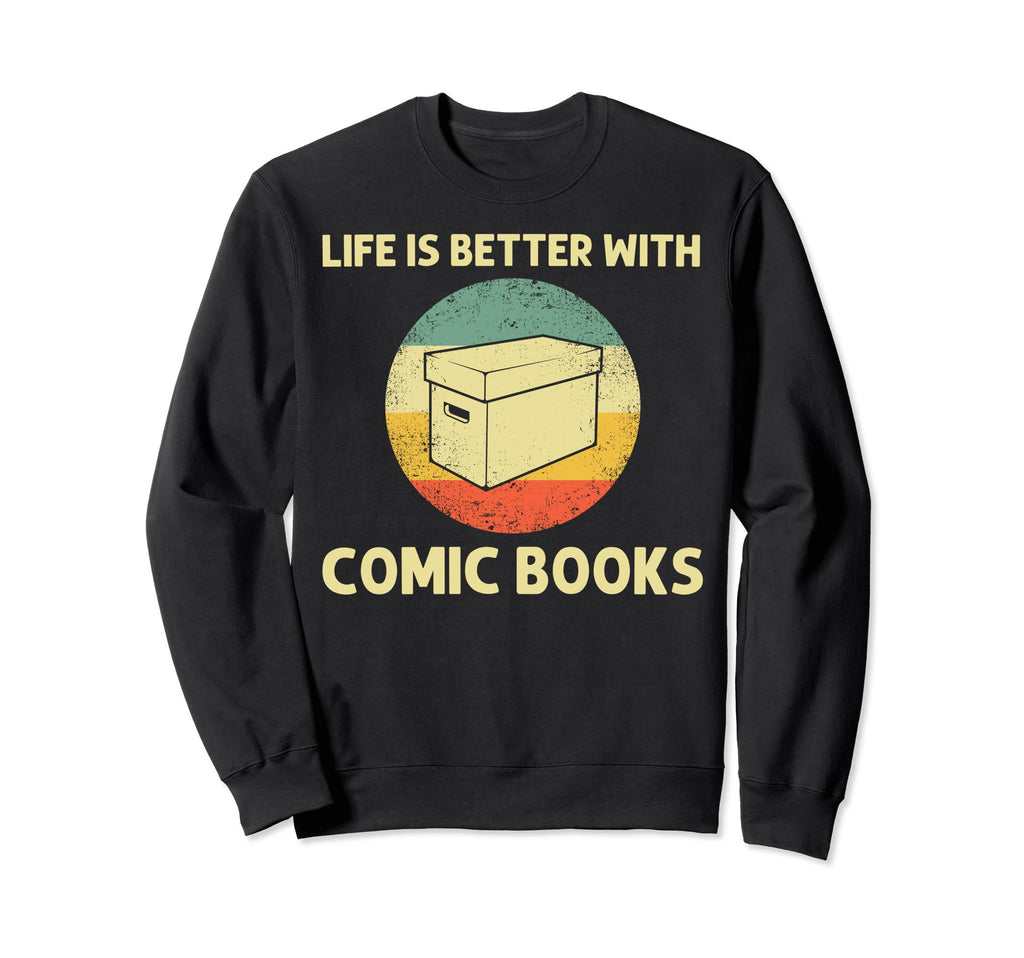 Comic Book Comic Book Lovers Books Sweatshirt - Trendy Graphic Men Women - T-Shirt, Sweatshirt, Hoodie