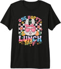 Easter Day 2026 Lunch Lady Bunny Cafeteria Tees Unisex T-shirt, Sweatshirt, Hoodie, Long Sleeve Tee - T-Shirt, Sweatshirt, Hoodie