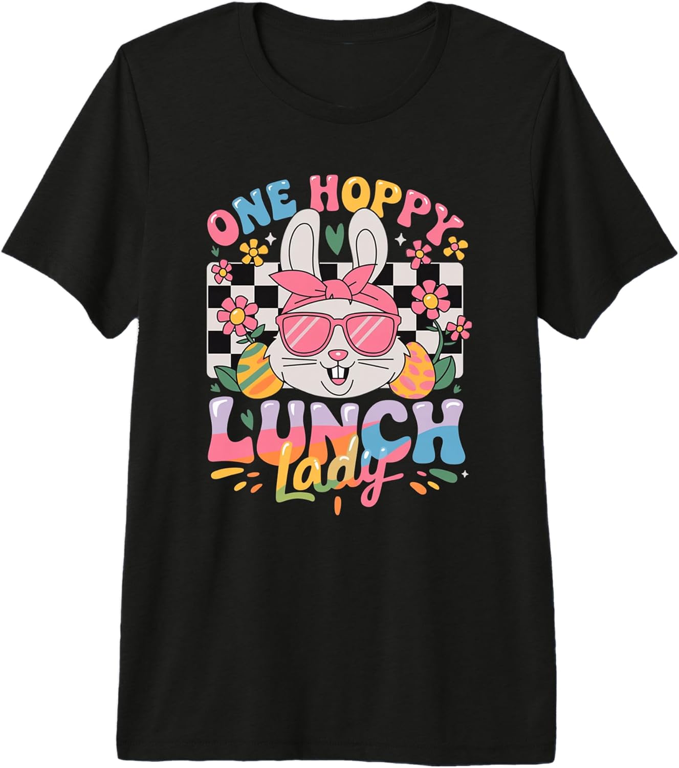 Easter Day 2026 Lunch Lady Bunny Cafeteria Tees Unisex T-shirt, Sweatshirt, Hoodie, Long Sleeve Tee - T-Shirt, Sweatshirt, Hoodie