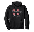 Inhale Positivity Exhale Stress Yoga Hoodie - Custom Art Print Men Women - T-Shirt, Sweatshirt, Hoodie