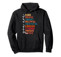 Motivation You Are Kind Brave Smart Hoodie - Novelty Apparel for Adults - T-Shirt, Sweatshirt, Hoodie