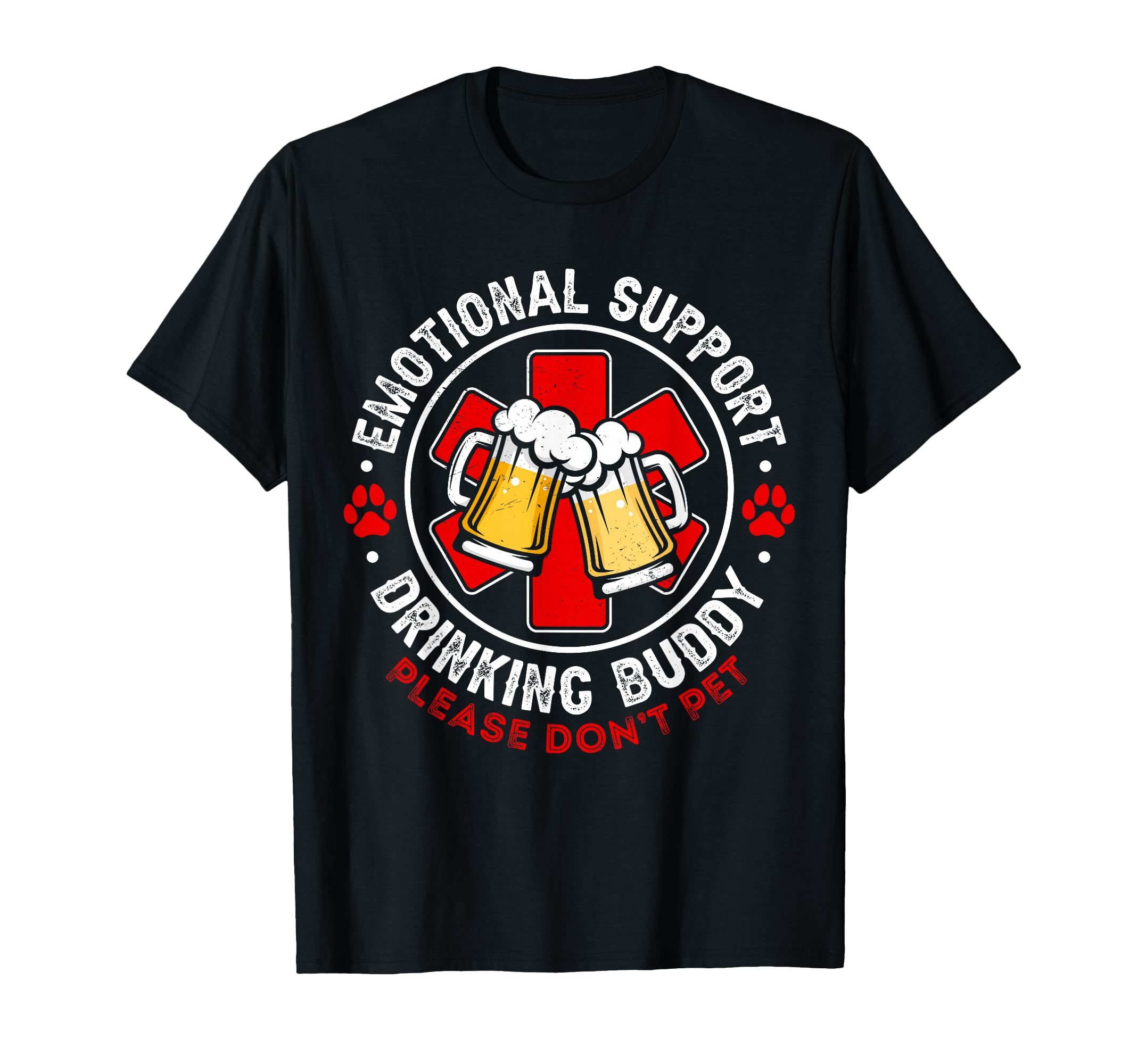 Emotional Support Drinking Buddy T-Shirt - Aesthetic Graphic Men Women - T-Shirt, Sweatshirt, Hoodie