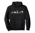 Dachshund Reading Book Bookish Reader Hoodie - Minimalist Print Men Women - T-Shirt, Sweatshirt, Hoodie