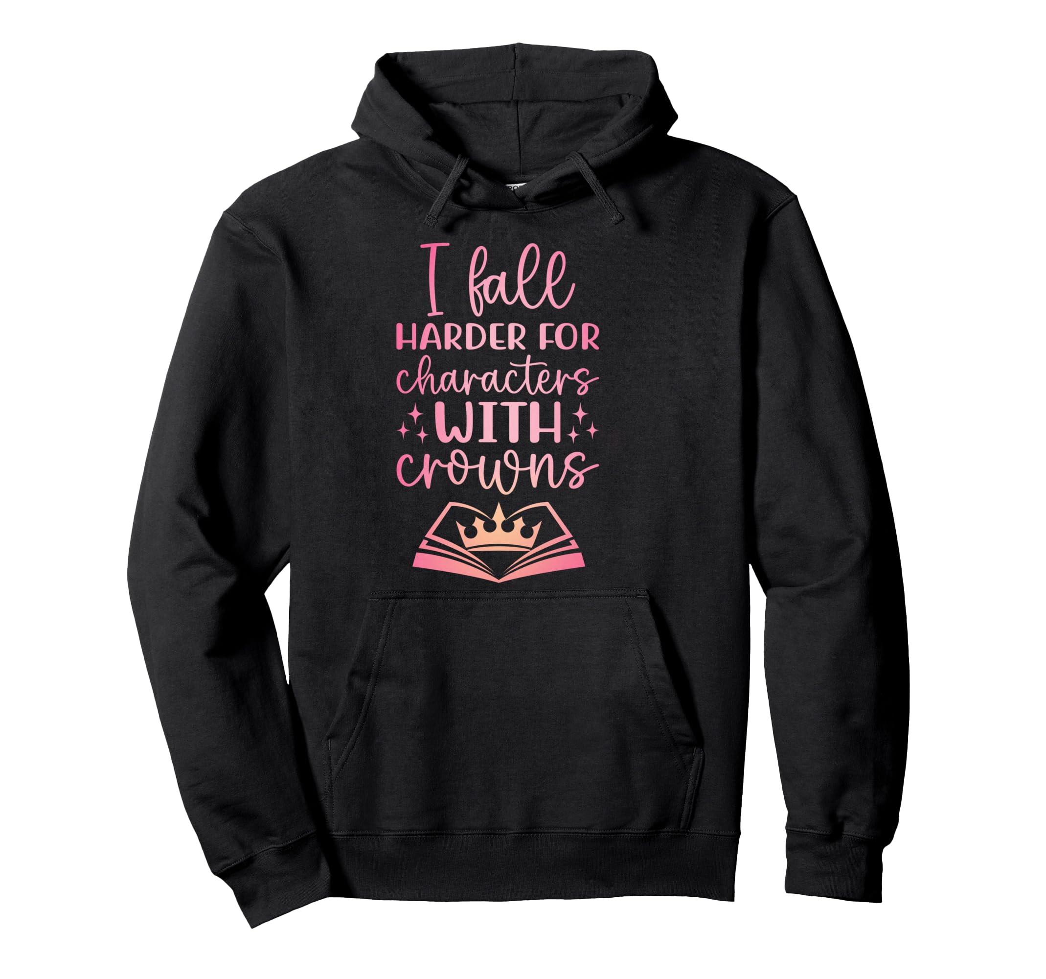 I Fall Characters W Crowns Fantasy Hoodie - Novelty Apparel for Adults - T-Shirt, Sweatshirt, Hoodie