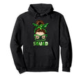 Mental Health Support Squad Messy Bun Hoodie - Trendy Graphic for Adults - T-Shirt, Sweatshirt, Hoodie