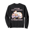 Caffeine Cats Chapters My Sweatshirt - Minimalist Print for Adults - T-Shirt, Sweatshirt, Hoodie