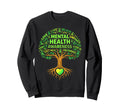 End Stigma Sunflower Mental Health Sweatshirt - Novelty Apparel Unisex - T-Shirt, Sweatshirt, Hoodie