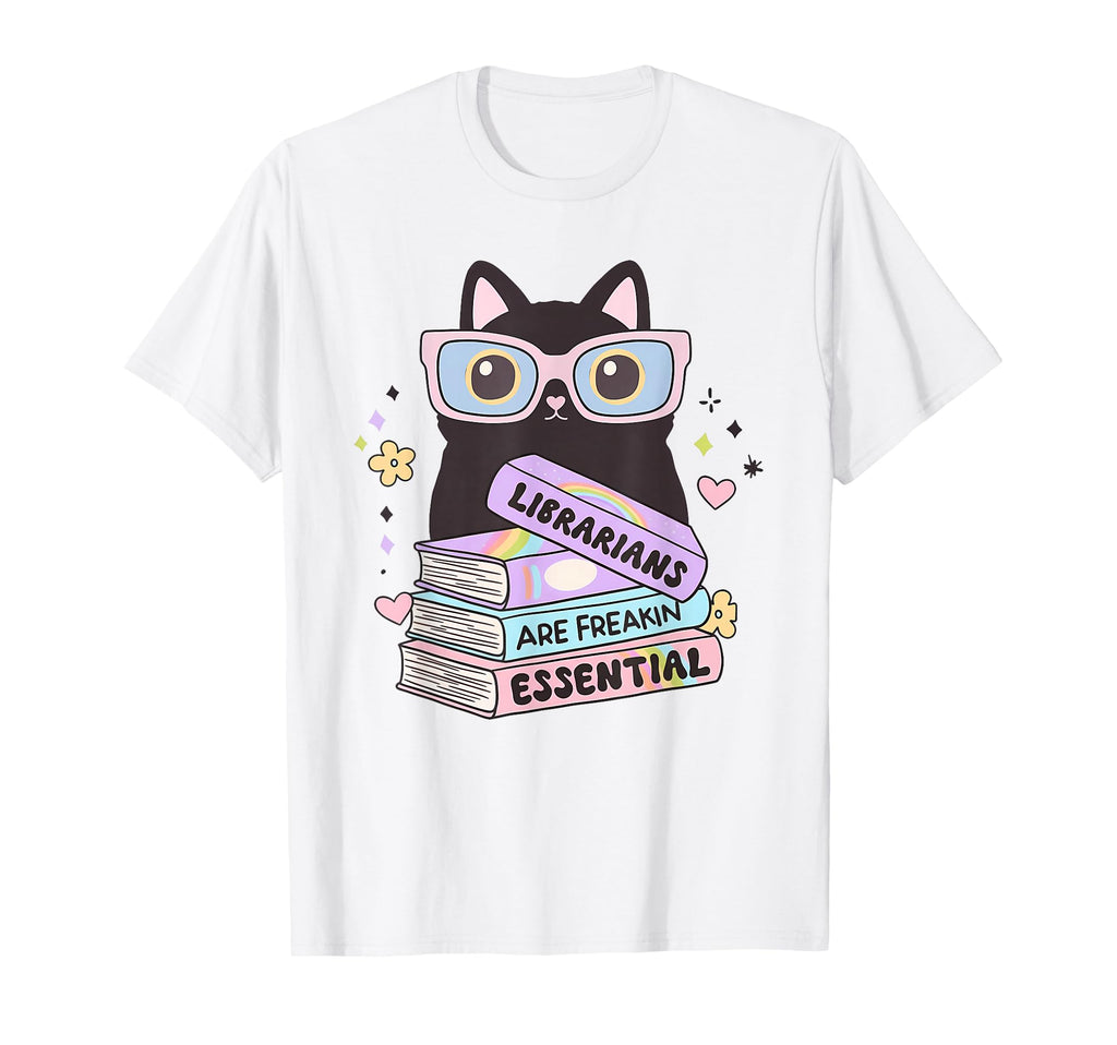 Librarians Are Reading Book Lover T-Shirt - Minimalist Print for Adults - T-Shirt, Sweatshirt, Hoodie