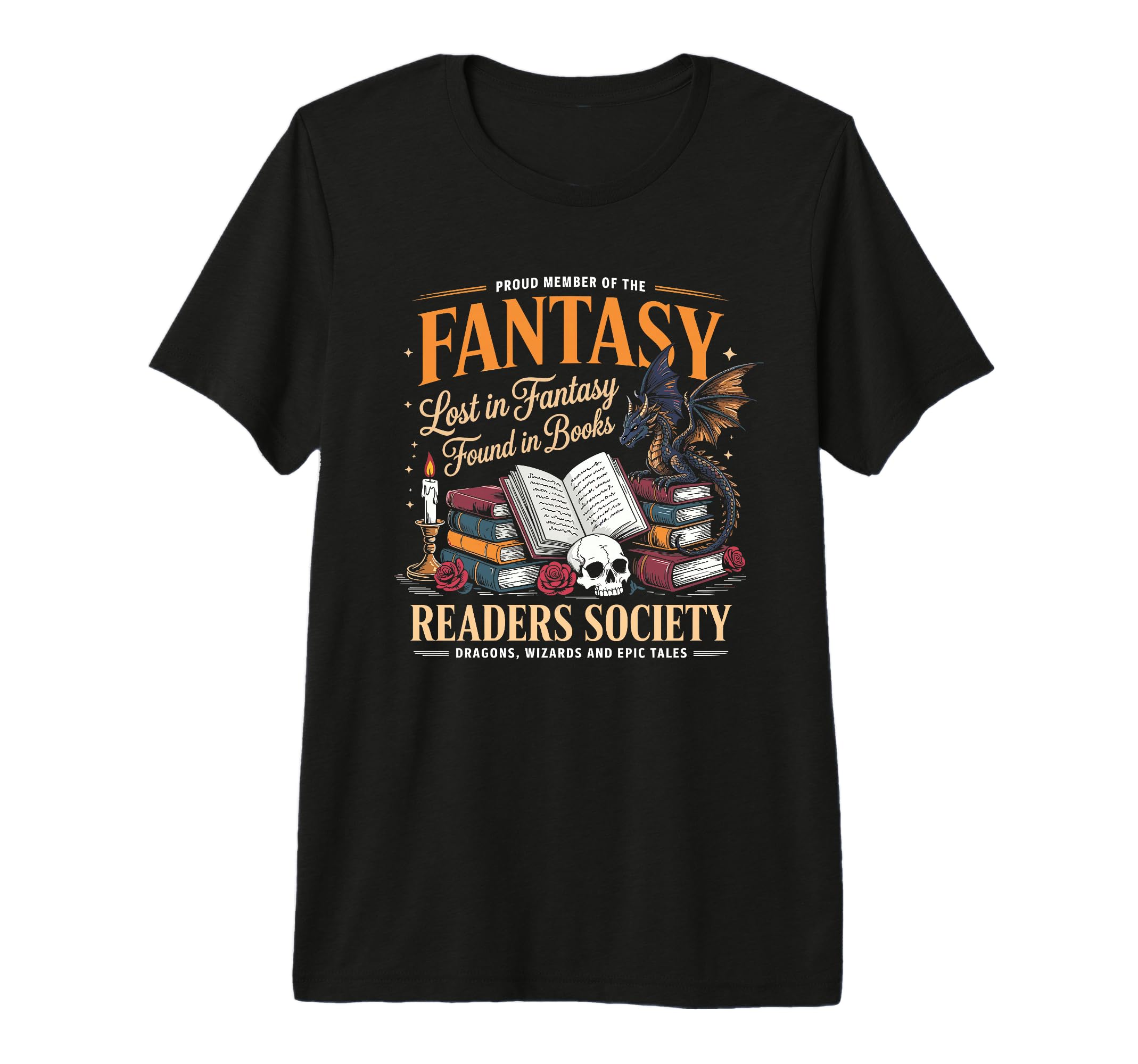 Proud Member Fantasy Readers Society T-Shirt - Streetwear Style Unisex - T-Shirt, Sweatshirt, Hoodie