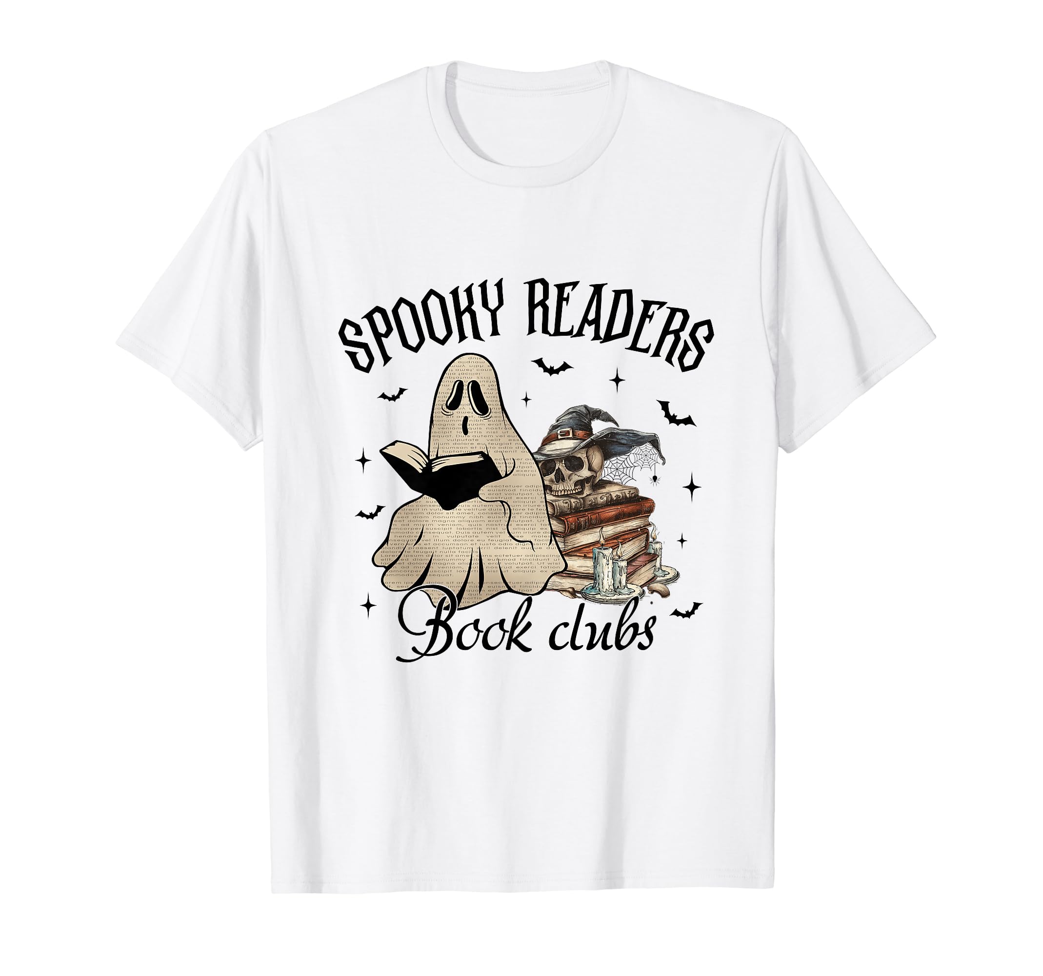 Spooky Readers Book Clubs Halloween T-Shirt - Aesthetic Graphic Men Women - T-Shirt, Sweatshirt, Hoodie