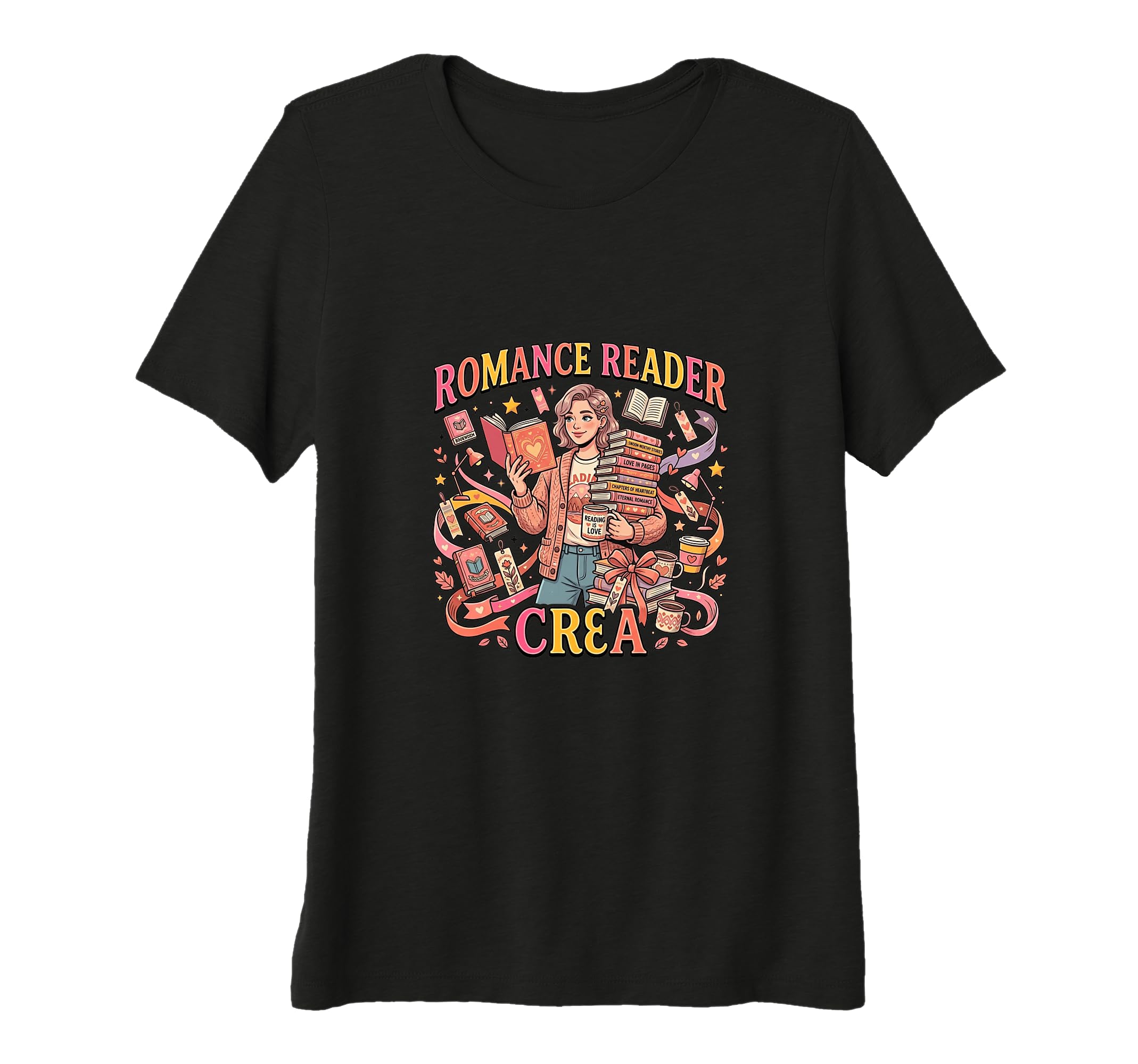 Womens Romance Book Lover Aesthetic T-Shirt - Fun Novelty Design Unisex - T-Shirt, Sweatshirt, Hoodie