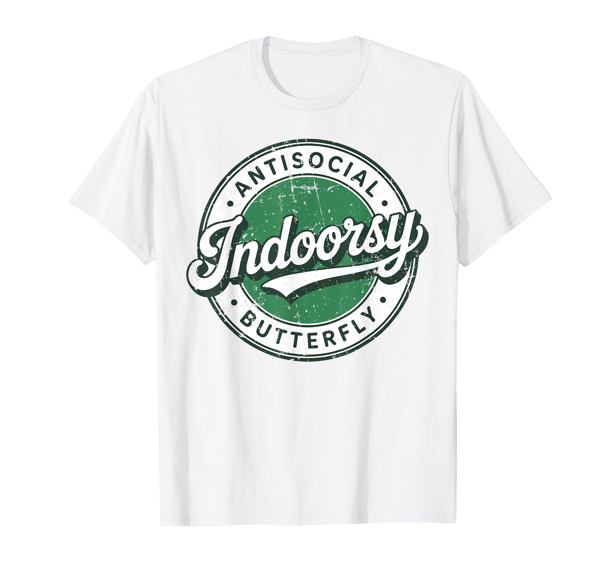 Indoorsy Antisocial Butterfly T-Shirt - Graphic Print for Adults - T-Shirt, Sweatshirt, Hoodie