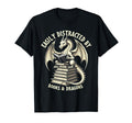 Reading Lover Easily Distracted Dragons T-Shirt - Novelty Apparel Unisex - T-Shirt, Sweatshirt, Hoodie
