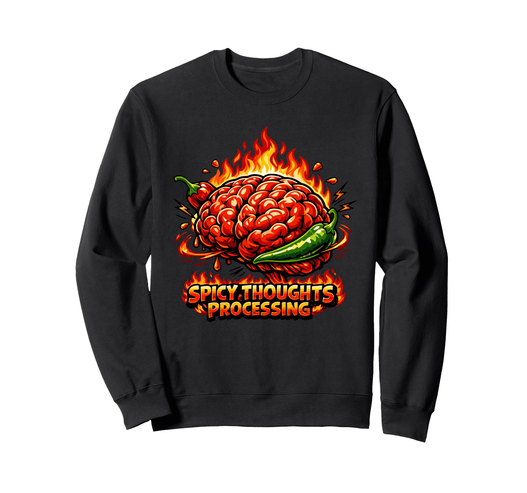 Neurodivergent Spicy Thoughts Sweatshirt - Aesthetic Graphic Men Women - T-Shirt, Sweatshirt, Hoodie