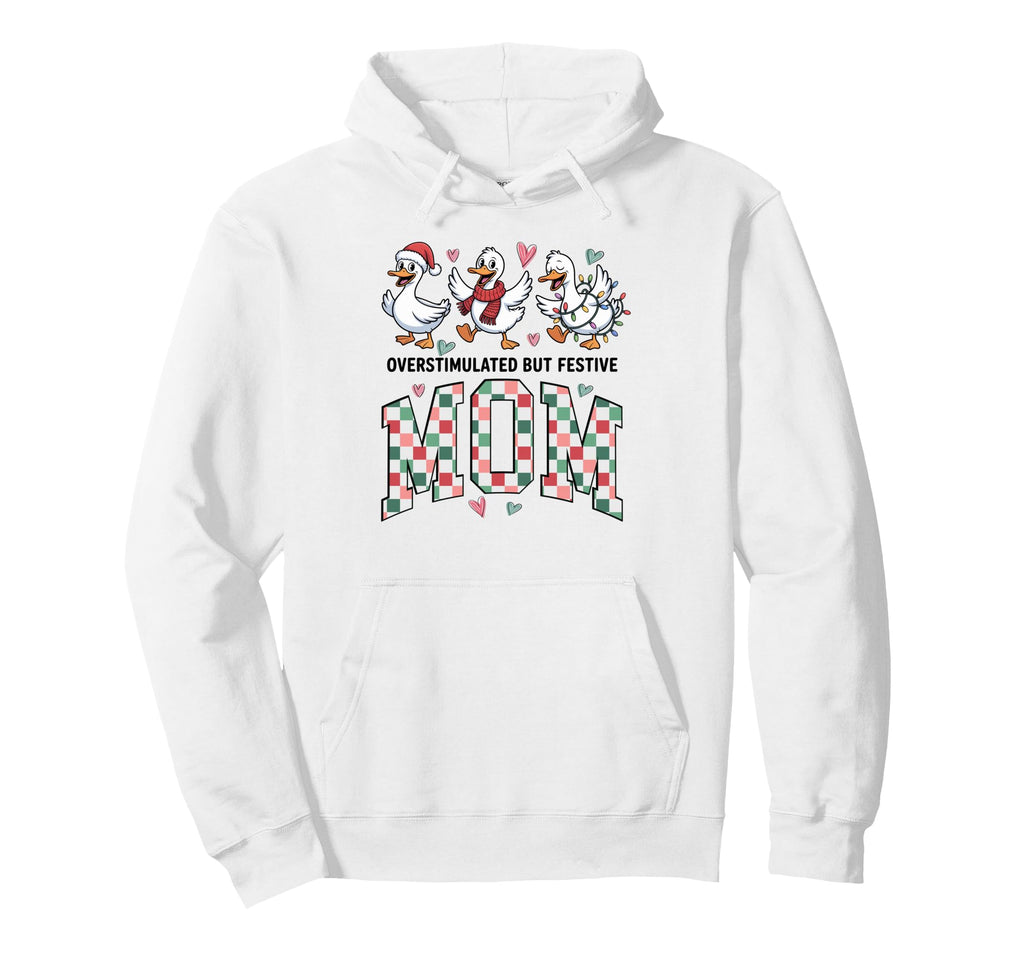 Hilarious Ironic Funny Overstimulated Hoodie - Graphic Print for Adults - T-Shirt, Sweatshirt, Hoodie