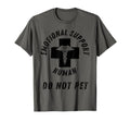 Emotional Support Human Do Not Pet T-Shirt - Trendy Graphic for Adults - T-Shirt, Sweatshirt, Hoodie
