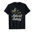 Antisocial Butterfly Geometric Pattern T-Shirt - Streetwear Style Unisex - T-Shirt, Sweatshirt, Hoodie