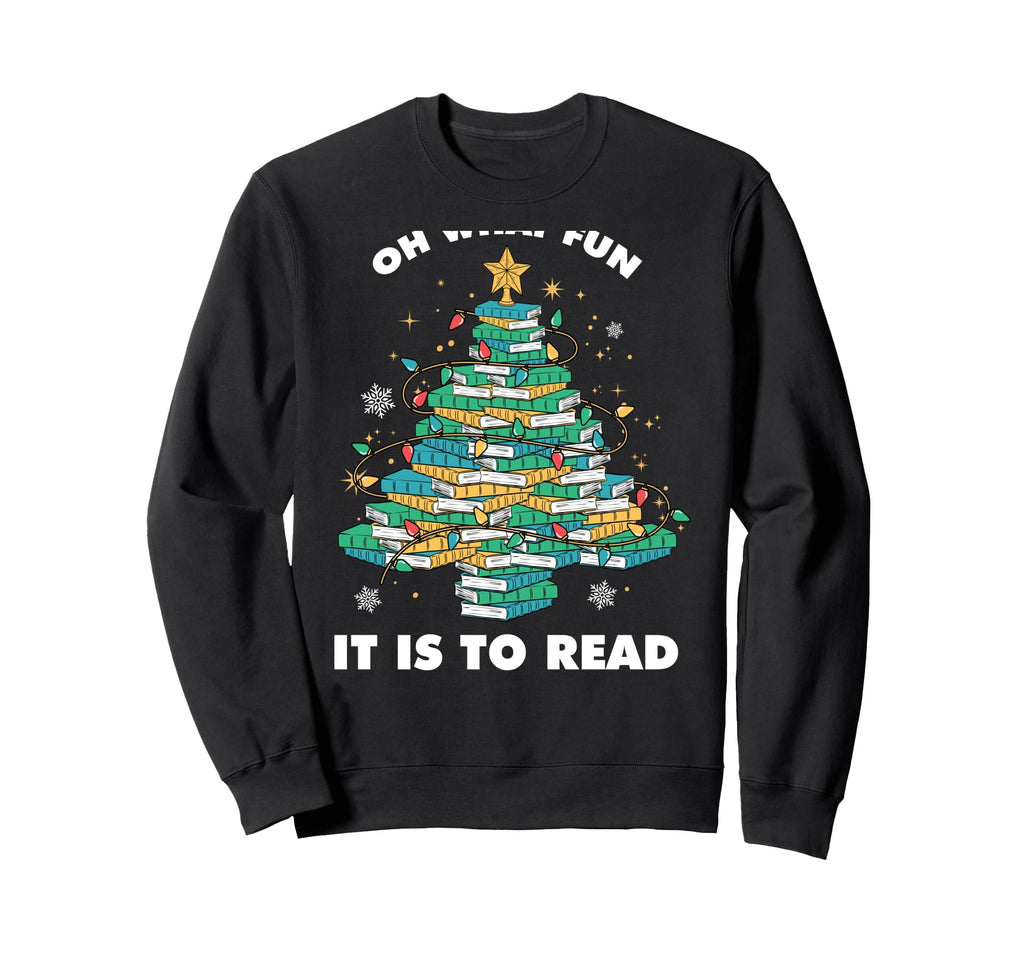 Unique Tree Made Books Reading Sweatshirt - Casual Everyday Wear Unisex - T-Shirt, Sweatshirt, Hoodie