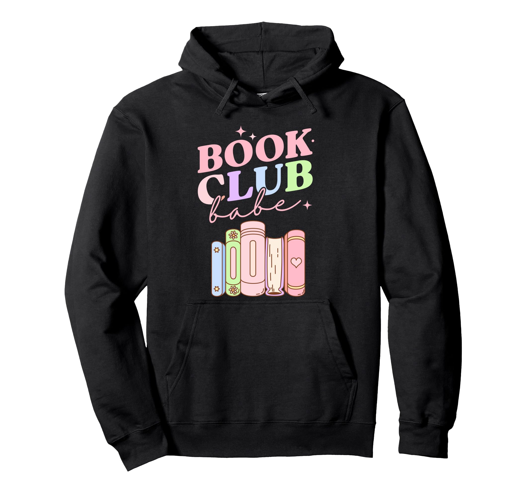 Book Club Babe Bibliophile Hoodie - Novelty Apparel Men Women - T-Shirt, Sweatshirt, Hoodie