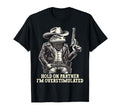 Hold Partner Im Overstimulated Cowboy Frog T-Shirt - Trendy Graphic Unisex - T-Shirt, Sweatshirt, Hoodie