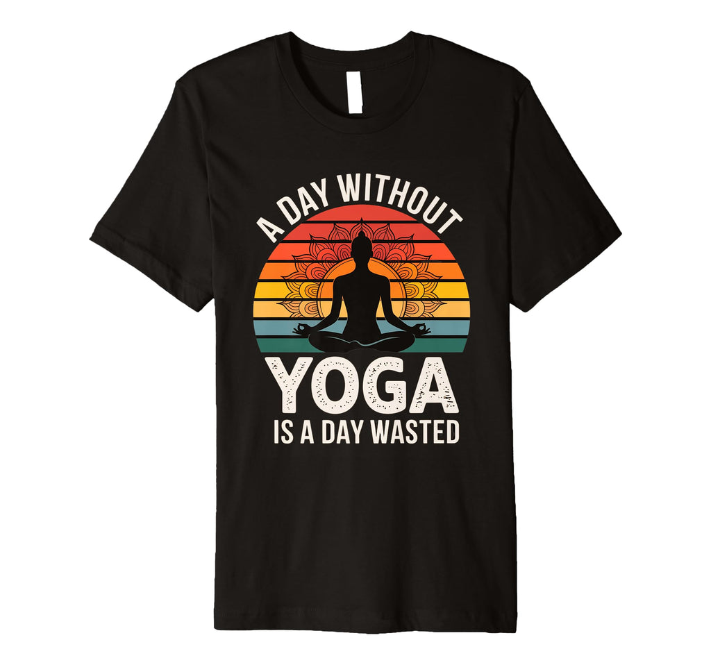 Yoga Meditation Mindfulness Sunset T-Shirt - Novelty Apparel Men Women - T-Shirt, Sweatshirt, Hoodie