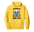 Introverted Book Club Reading Lover Duck Hoodie - Unique Graphic Men Women - T-Shirt, Sweatshirt, Hoodie