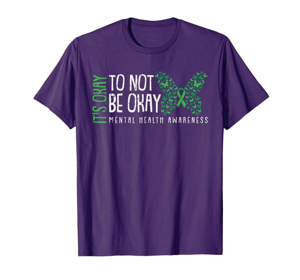Its Ok Not To Be Ok Mental Health T-Shirt - Minimalist Print for Adults - T-Shirt, Sweatshirt, Hoodie