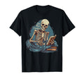 Funny Skeleton Reading Book Just One T-Shirt - Streetwear Style Men Women - T-Shirt, Sweatshirt, Hoodie