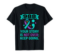 988 Suicide Prevention Your Story Is T-Shirt - Minimalist Print Men Women - T-Shirt, Sweatshirt, Hoodie