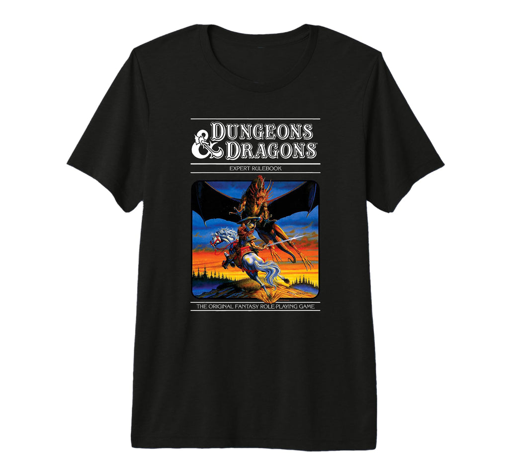 Dungeons Dragons Expert Rulebook Tri T-Shirt - Trendy Graphic Men Women - T-Shirt, Sweatshirt, Hoodie