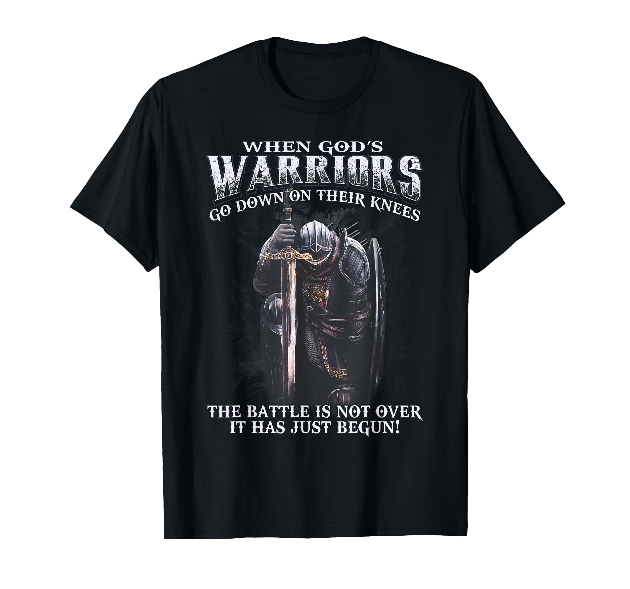 When God Is Warriors Go Down Their T-Shirt - Novelty Apparel Men Women - T-Shirt, Sweatshirt, Hoodie