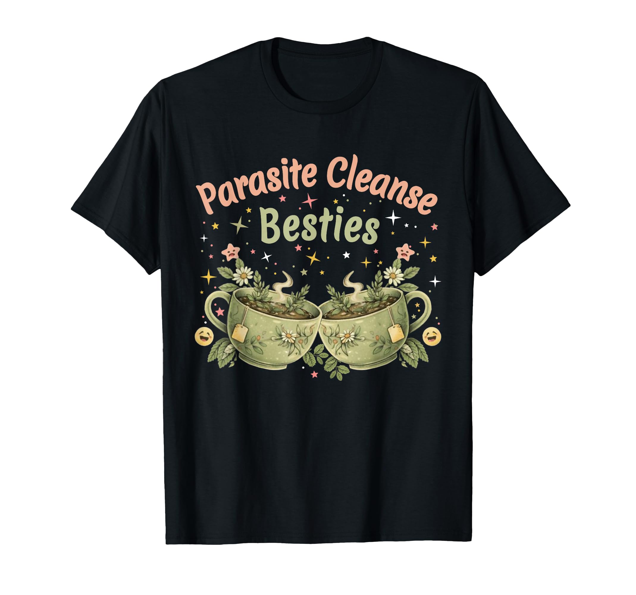 Funny Wellness Vibes Aesthetic Tea T-Shirt - Fun Novelty Design for Adults - T-Shirt, Sweatshirt, Hoodie