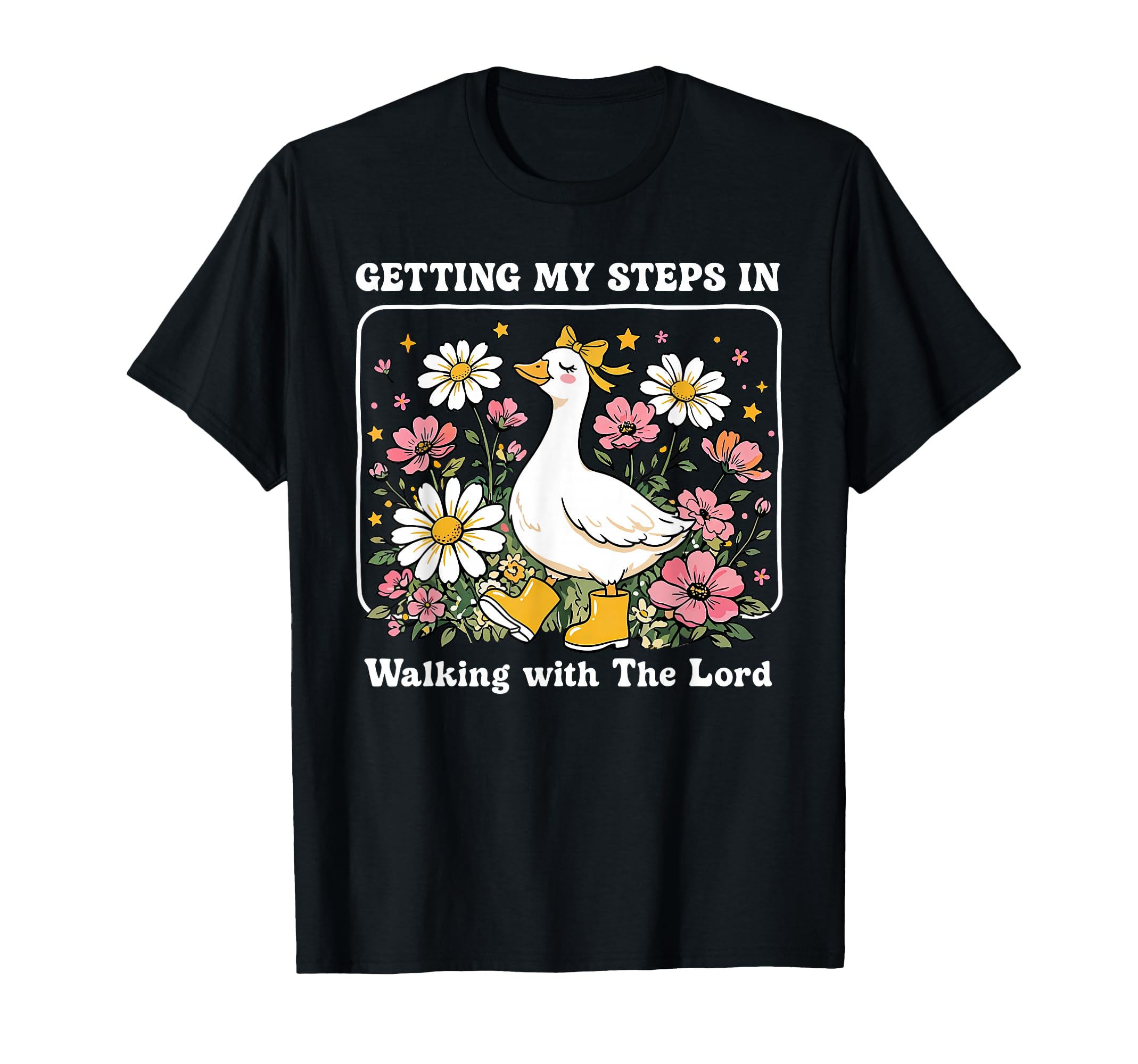 Getting My Steps Walking Lord Funny T-Shirt - Custom Art Print Men Women - T-Shirt, Sweatshirt, Hoodie