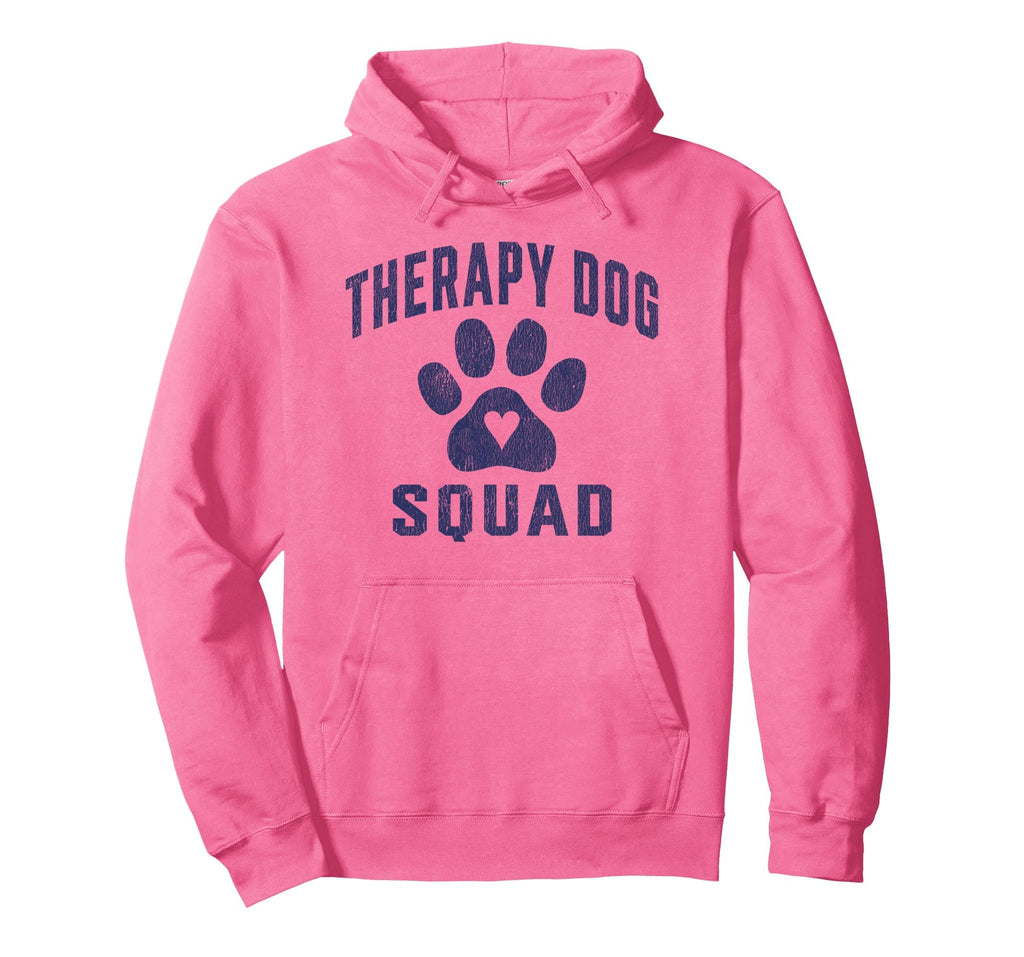 Therapy Dog Team Handler Animal Assisted Hoodie - Unique Graphic Unisex - T-Shirt, Sweatshirt, Hoodie