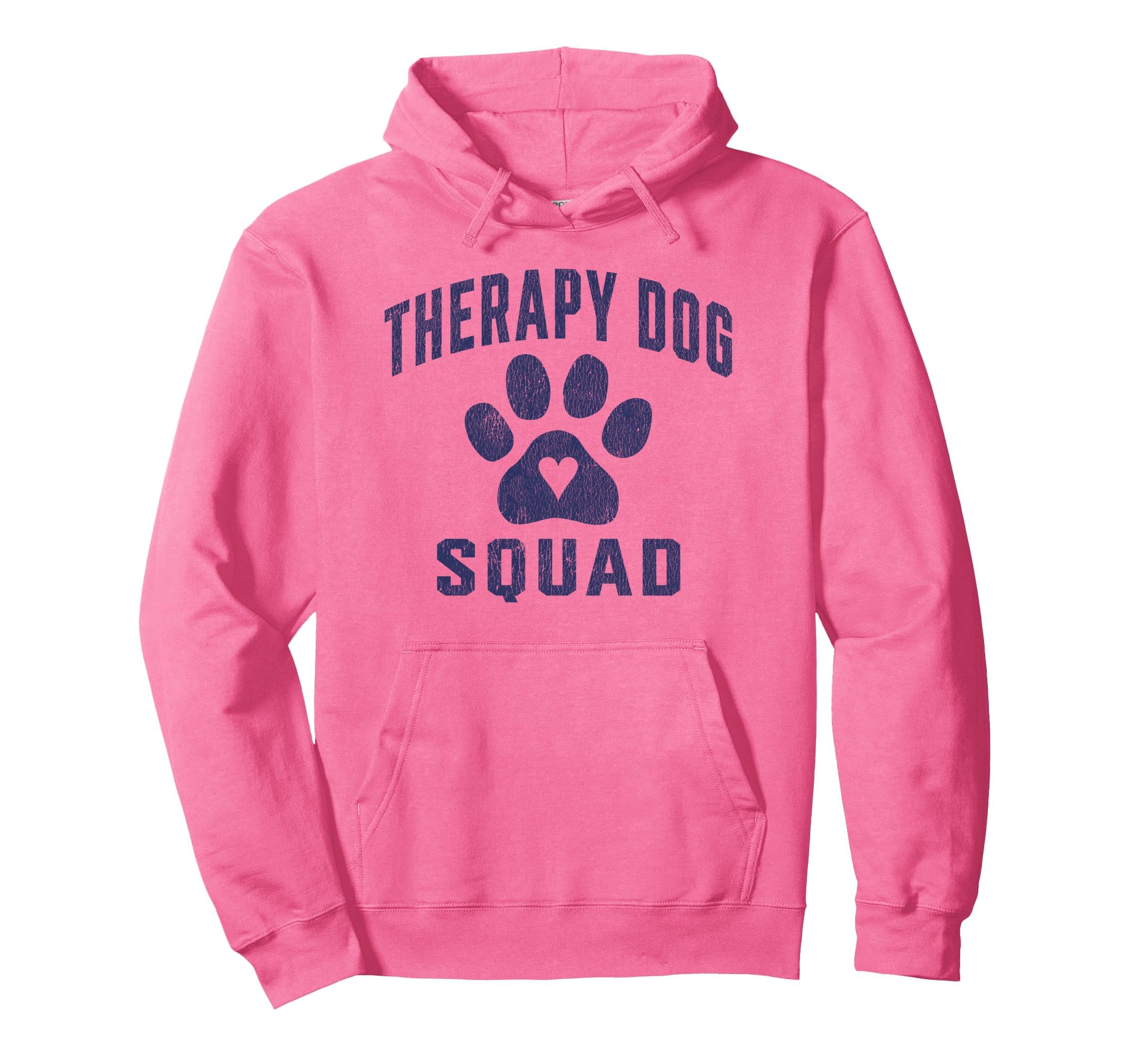 Therapy Dog Team Handler Animal Assisted Hoodie - Unique Graphic Unisex - T-Shirt, Sweatshirt, Hoodie
