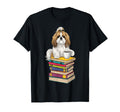 Bookworm Shih Tzu Reading Books T-Shirt - Casual Everyday Wear for Adults - T-Shirt, Sweatshirt, Hoodie