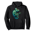 Meditation Chameleon Yoga Pose Hoodie - Fun Novelty Design Men Women - T-Shirt, Sweatshirt, Hoodie