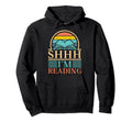 Bookworm Book Lover Shhh Im Reading Hoodie - Aesthetic Graphic Men Women - T-Shirt, Sweatshirt, Hoodie