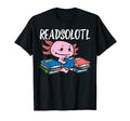 Readsolotl Axolotl Reading Book T-Shirt - Novelty Apparel Men Women - T-Shirt, Sweatshirt, Hoodie