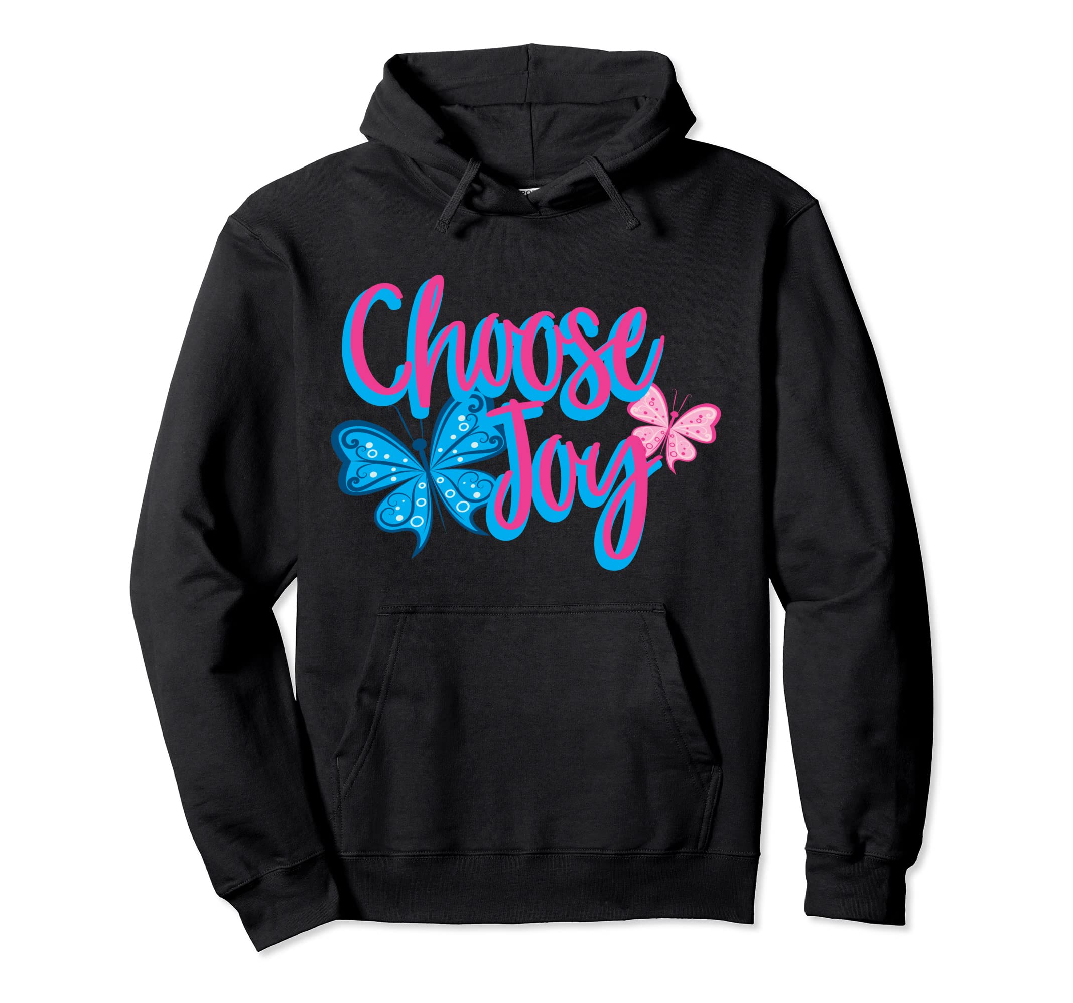 Positivity Sublimation Choose Joy Hoodie - Minimalist Print Men Women - T-Shirt, Sweatshirt, Hoodie