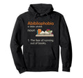 Abibliophobia Definition Reading Nerd Hoodie - Custom Art Print Men Women - T-Shirt, Sweatshirt, Hoodie