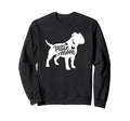Pittie Mom Womens Pit Bull Sweatshirt - Fun Novelty Design for Adults - T-Shirt, Sweatshirt, Hoodie
