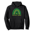 Lucky Irish Shamrock Rainbow Paddys Hoodie - Custom Art Print for Adults - T-Shirt, Sweatshirt, Hoodie