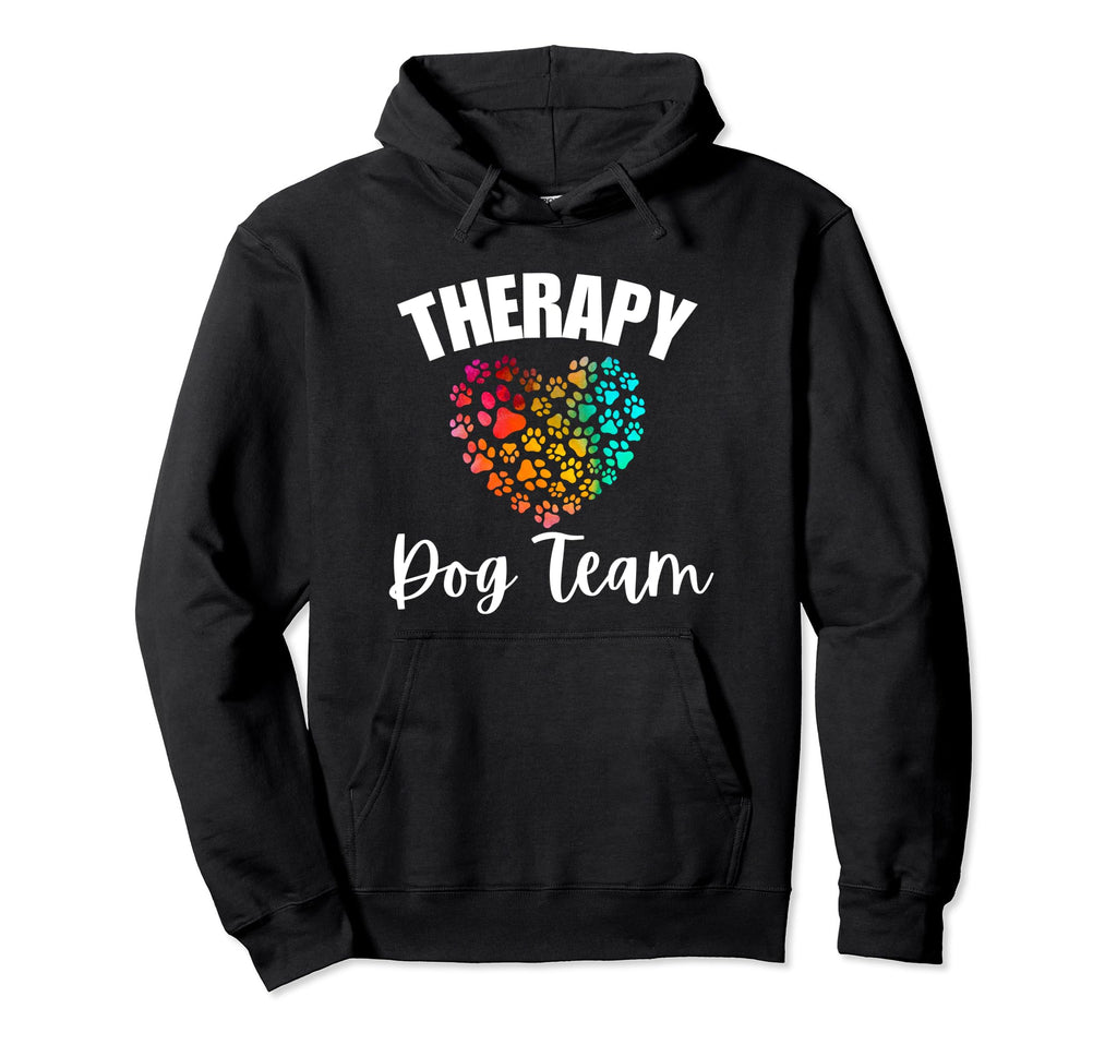 Therapy Dog Animal Assisted Therapy Hoodie - Minimalist Print Men Women - T-Shirt, Sweatshirt, Hoodie