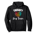 Therapy Dog Animal Assisted Therapy Hoodie - Minimalist Print Men Women - T-Shirt, Sweatshirt, Hoodie