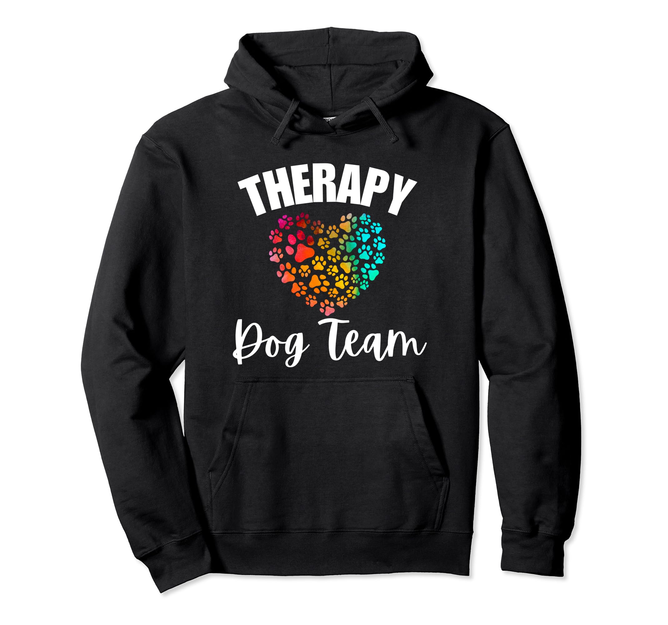 Therapy Dog Animal Assisted Therapy Hoodie - Minimalist Print Men Women - T-Shirt, Sweatshirt, Hoodie