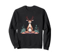 Meditation Deer Yoga Pose Relaxing Sweatshirt - Trendy Graphic Unisex - T-Shirt, Sweatshirt, Hoodie